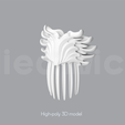 Hair_Pins_10.png Hair Comb  3D Model for Resin Printing (Digital Download)