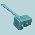 r3.png Cael Hammer - BASTION Weapon - Keychain Miniature