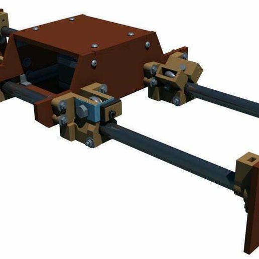CameraSlideV2c.jpg RAMPS-basiertes Kamera-Dia aus einem 3D-Drucker Bits Version 2