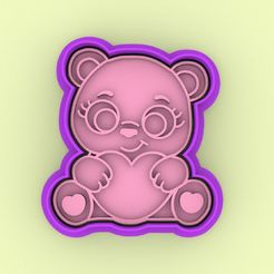 oso-san-valentin.jpeg STL file Cutter Bear - Cutter Oso san valentine bear・Model to download and 3D print