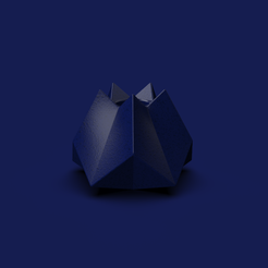 0e5615cb-e873-4b57-8d7b-7087c273d50c.png Free STL file 93. Facet Origami Geometric Planter Pot - V28 - Aranea (Inches)・3D printing design to download