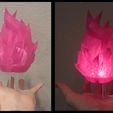 il_794xN.2180646024_kpex.jpg Low Poly Fire, Promare Burnish Lio Flame Cosplay, Light up LED Wearable FireBall Costume Cosplay, Comiccon, Halloween
