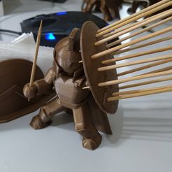 279419038_732491981219805_4493240787257765124_n.jpg STL-Datei Spartan Zahnstocherhalter + Schild Taschentuchhalter・3D-druckbare Vorlage zum herunterladen