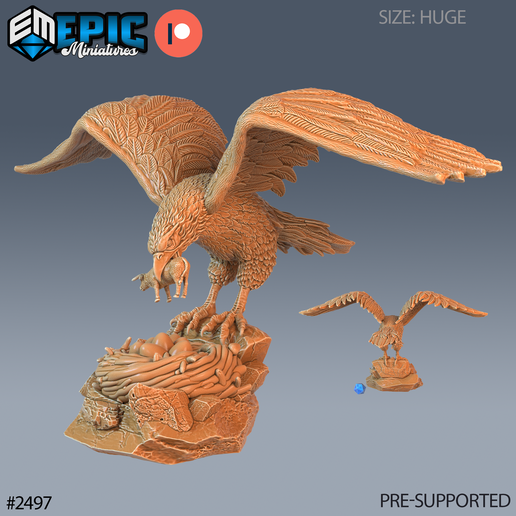 🎲 Roc Set ‧ DnD Miniature ‧ Tabletop Miniatures ‧ Gaming Monster ‧ 3D ...