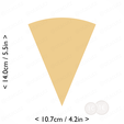 1-8_of_pie~5.5in-cm-inch-cookie.png Slice (1∕8) of Pie Cookie Cutter 5.5in / 14cm
