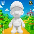 96.jpg Luigi - Super Mario Fan Art 3D Model