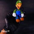 2.png Luigi flexi / PRINT-IN-PLACE WITHOUT SUPPORT /3mf