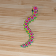 3_004.png WORM_ROSE- ARTICULATING FLEXI WIGGLE PET, PRINT IN PLACE