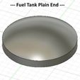 4--Fuel_Tank-Plain_End.jpg Stand Alone 8 Foot X 18 Foot Fuel Tank --- N Scale