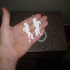 ear_rings_display_large.jpg Free STL file horse ear-rings・Design to download and 3D print