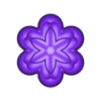 Lotus-leaf-Florentine-rosette.STL Lotus leaves Florentine rosette onlay relief 3D print model