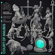 43-June-2023.jpg Court Of Anubis - 14 Egyptian Models -  PRESUPPORTED - Illustrated and Stats - 32mm scale