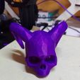 be68f5ff4981de91fc078339d5513a91_display_large.jpg Free STL file LOW POLY horned skull・3D printer design to download