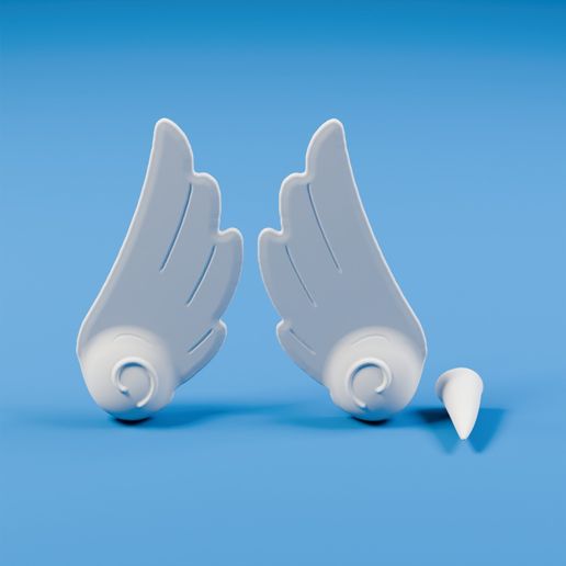 Dragonair Cosplay Kit Head Wings and Horn — STL File | Display | Gift