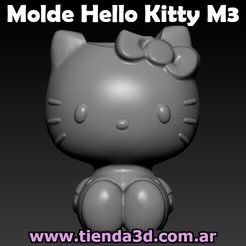 molde-hello-kitty-m3-sentada.jpg Hello Kitty Sitting Flower Pot Mold