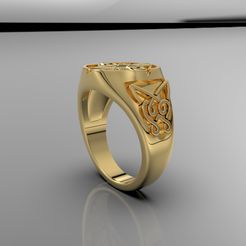 untitled.1833.jpg Archivo STL Witch Knot Ring・Modelo para descargar y imprimir en 3D