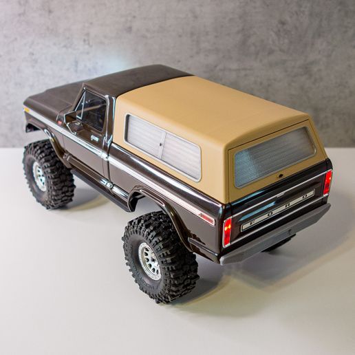 Traxxas TRX-4M Ford F-150 High Trail Body - Brown Clipless 1/18 Scale RC Truck Body