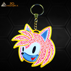 AMY-ROSE-10.png Exclusive AMY ROSE Keyring