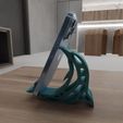 untitled2.jpg Dolphin Phone Stand or Holder for Accessories With 3D Stl Files, 3D Printed Decor, Cell Phone Holder, 3D Printing,Gift Idea, Phone Stand