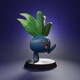 oddish-color-4.jpg ODDISH - Cute 3D printable Pokemon
