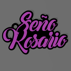 seño-rosario.png Fichier STL Seño Rosario Porte-clés / Porte-clés・Plan à imprimer en 3D à télécharger