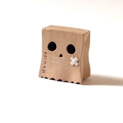 IMG_3825.jpg STL file Nanashi Mumei Paperbag companion・3D printer design to download