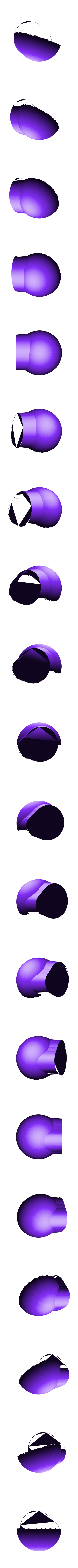 earring_left.stl Принцесса Пич из игр про Марио - разноцветный