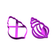cortante caracol x2.PNG seashell cookie cutter - seashell cookie cutter - cookie cutter and marker