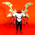 gg.png Ben 10 Fusion Aliens - Sting Arms (FourArms + Stinkfly) STL