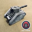 Katsorel-Grimdark-MBT-3.jpeg カツレル・パターン「鉄の君主」グリムダーク主力戦車【FDM FRIENDLY - SUPPORTLESS