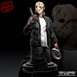 4.png Jason Voorhees (Friday the 13th) Bust with Machete and Bear Trap