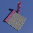 Rodillo-3.png Set of 4 Polynesian texture rollers
