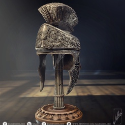 Roman_Helmet01.png Файл 3D Roman Helmet V01 3D print model・Шаблон для 3D-печати для загрузки