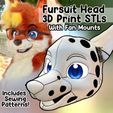 fa.jpg Canine Fursuit Head Base + Sewing Pattern + Assembly tutorial + Sewing Tutorial