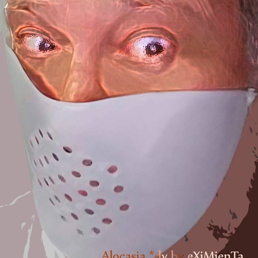 ALOCASIA TRANSVERSE MASK DYBY TPU MASK