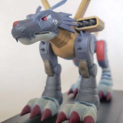 20201015_131500.jpg Free STL file Digimon - Metalgarurumon・3D printer model to download