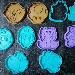 1000004751.jpg Archivo STL cortadores de galleta Mario bros・Plan de impresión en 3D para descargar