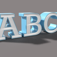 Render.png LedBox Font - Alphabet Collection - Letters and number boxes - NO. 1