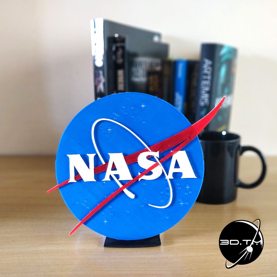 NASA_001.jpg Download free STL file NASA "Meatball" Insignia • 3D printer template, tmatosc