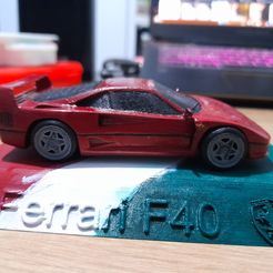 Ferrari F40 3D Printing STL File
