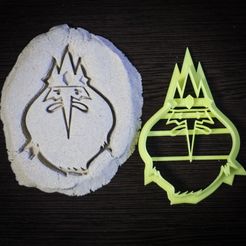 IMG_8418.jpg STL file Adventure time - Ice King cookie cutter・3D printing model to download