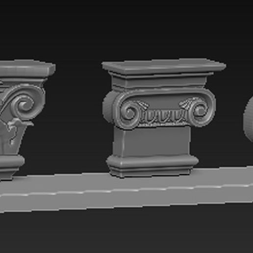 Pack_05.jpg Pack Columns 3D Model