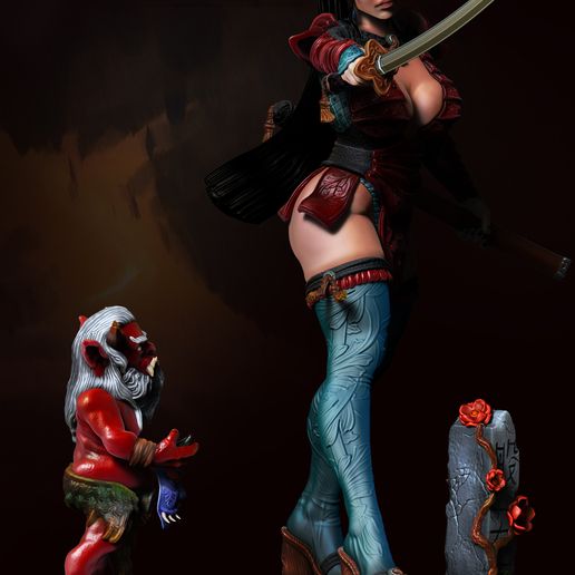 hannya-color-4.jpg Hannya the Oni Samurai