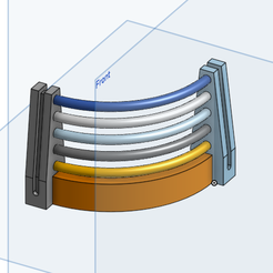 cgrt1.png Free STL file Curved Grati Barrier・Model to download and 3D print