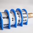 DSC_4388.jpg Free 3D file Game of Thrones Desk Calendar・3D printer model to download