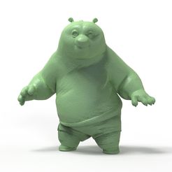untitled.4.jpg STL file Panda Kung Fu 3d print model・3D printing model to download