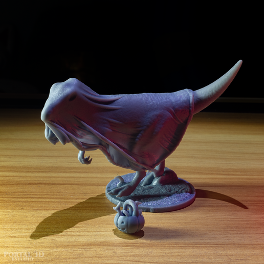 👻 GHOST DINOSAUR/HALLOWEEN/ VELOCIRAPTOR・ STL File for ・Cults