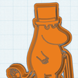 未命名.png MOOMIN father COOKIE CUTTER