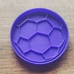 IMG_20180224_145524.jpg Fichier STL EMPORTE-PIÈCES. FORMULAIRE POUR COUPER UN COOKIE "Ballon de foot"・Objet imprimable en 3D à télécharger