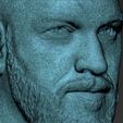 28.jpg Ragnar Lothbrook Vikings bust 3D printing ready stl obj